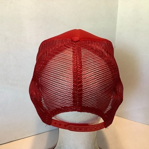 Vintage Winton Ama Pro 1988 NFL Superbowl XXIII Trucker Hat Snapback Red - Picture 4 of 7